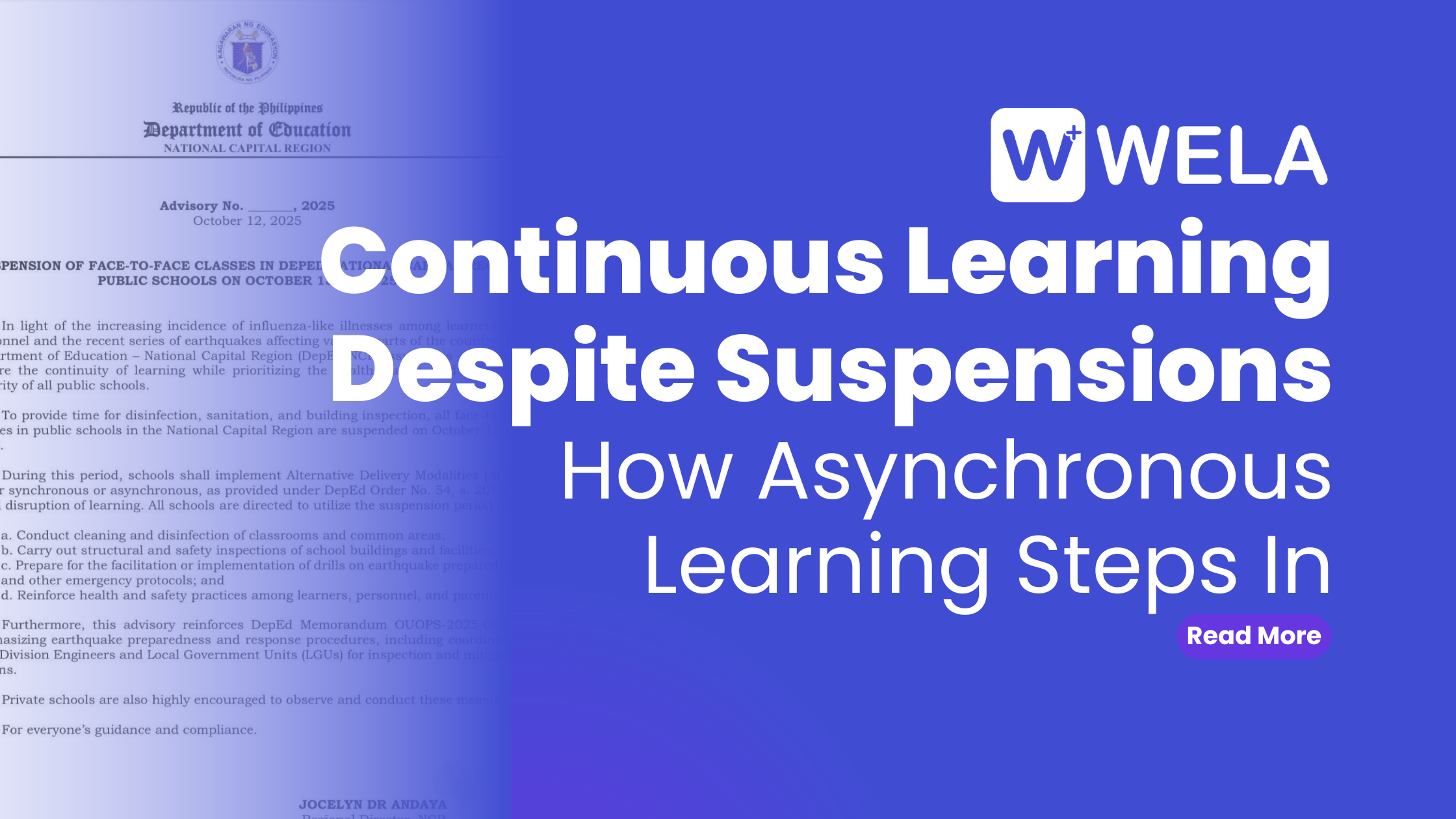 Continuous Learning Despite Suspensions: How Asynchronous Learning Steps In